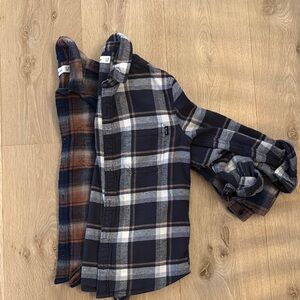 A+F Flannel Button-Up Shirt Bundle 7/8